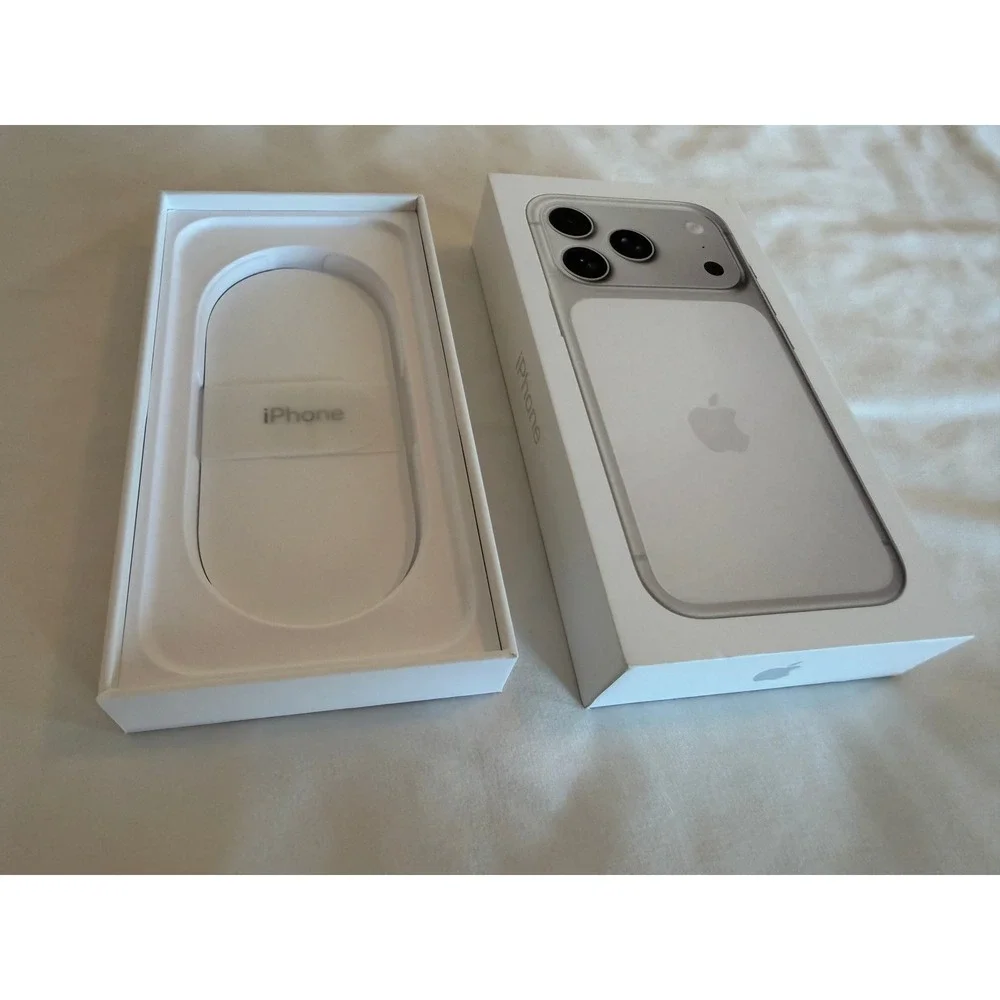 Apple iPhone 17 Pro Empty Box Only Silver 512GB Model A3256 Replacement Box